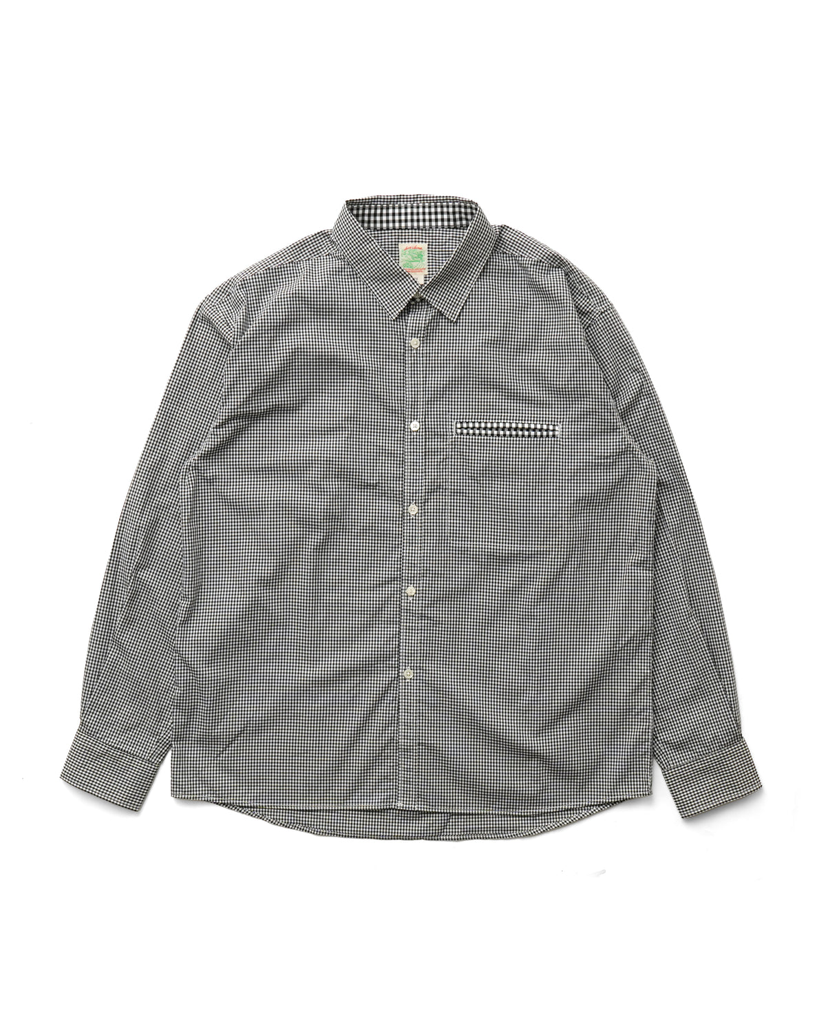 GINGHAM DICE SHIRTS - BALCK