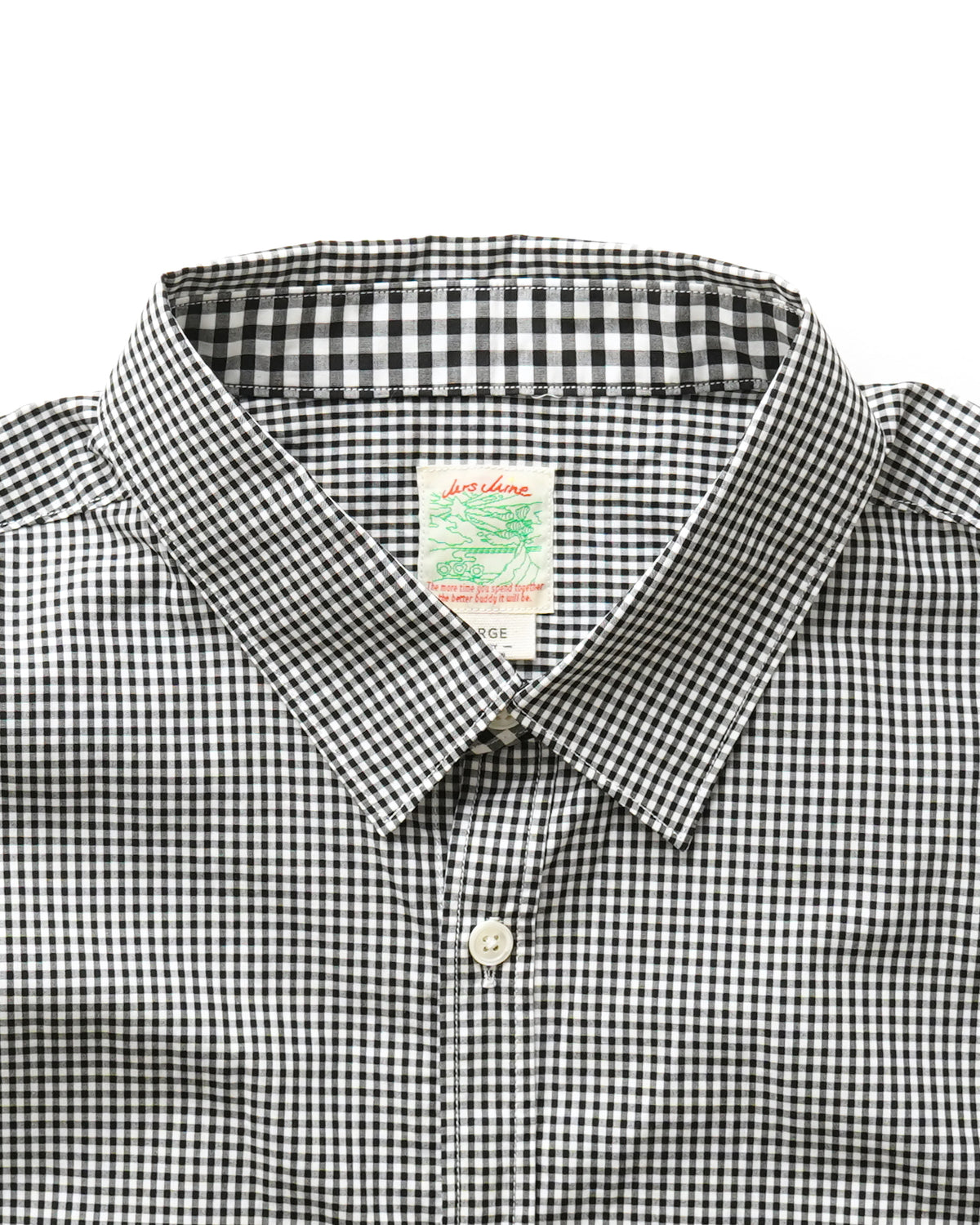GINGHAM DICE SHIRTS - BALCK