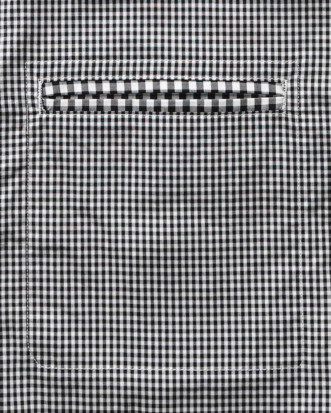 GINGHAM DICE SHIRTS - BALCK