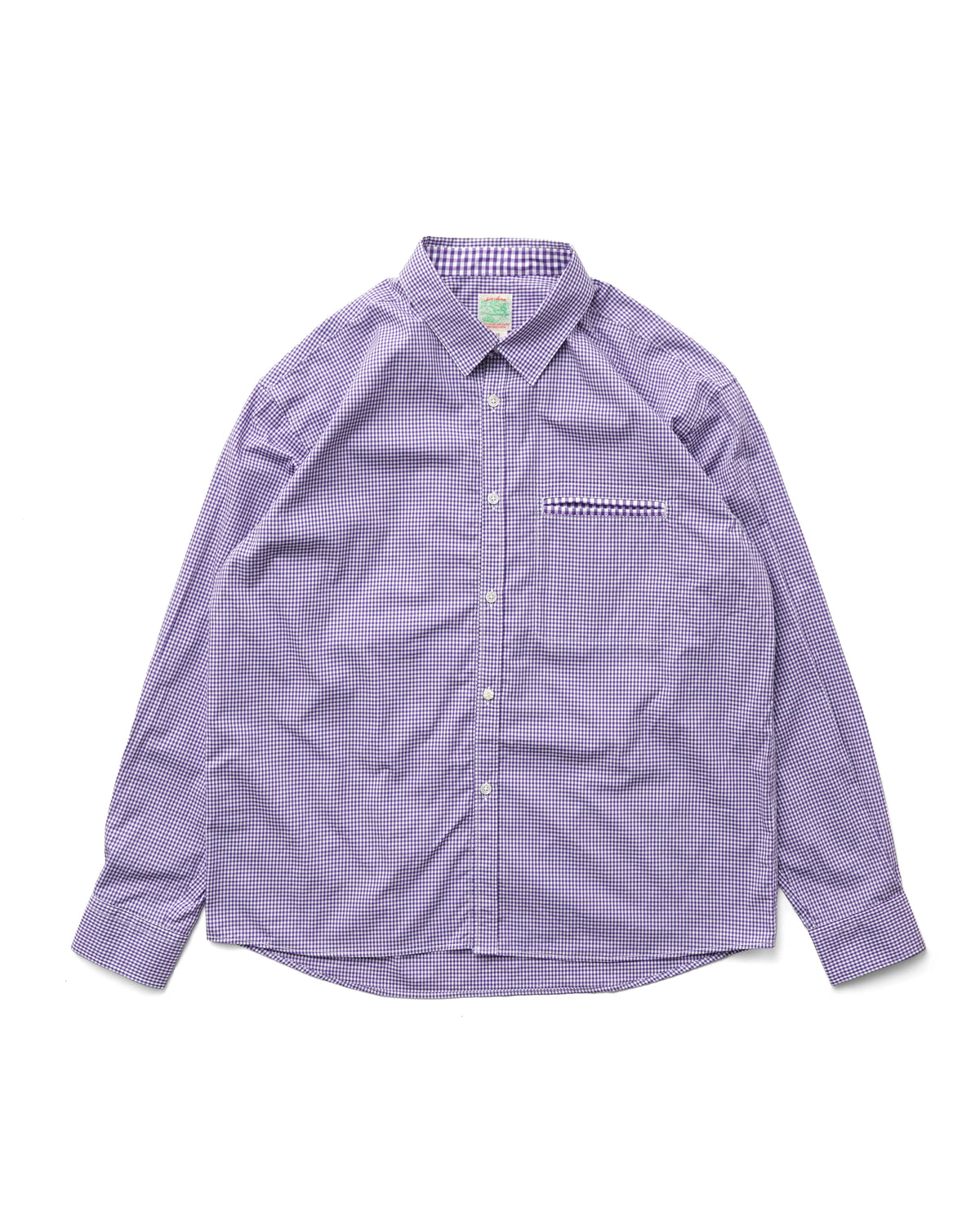 GINGHAM DICE SHIRTS - PURPLE