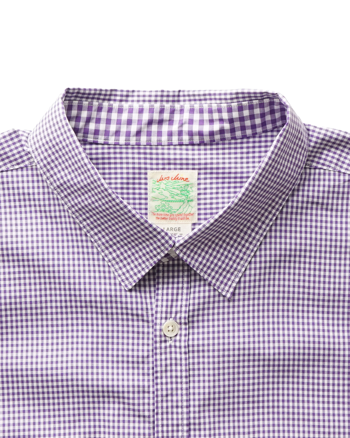 GINGHAM DICE SHIRTS - PURPLE