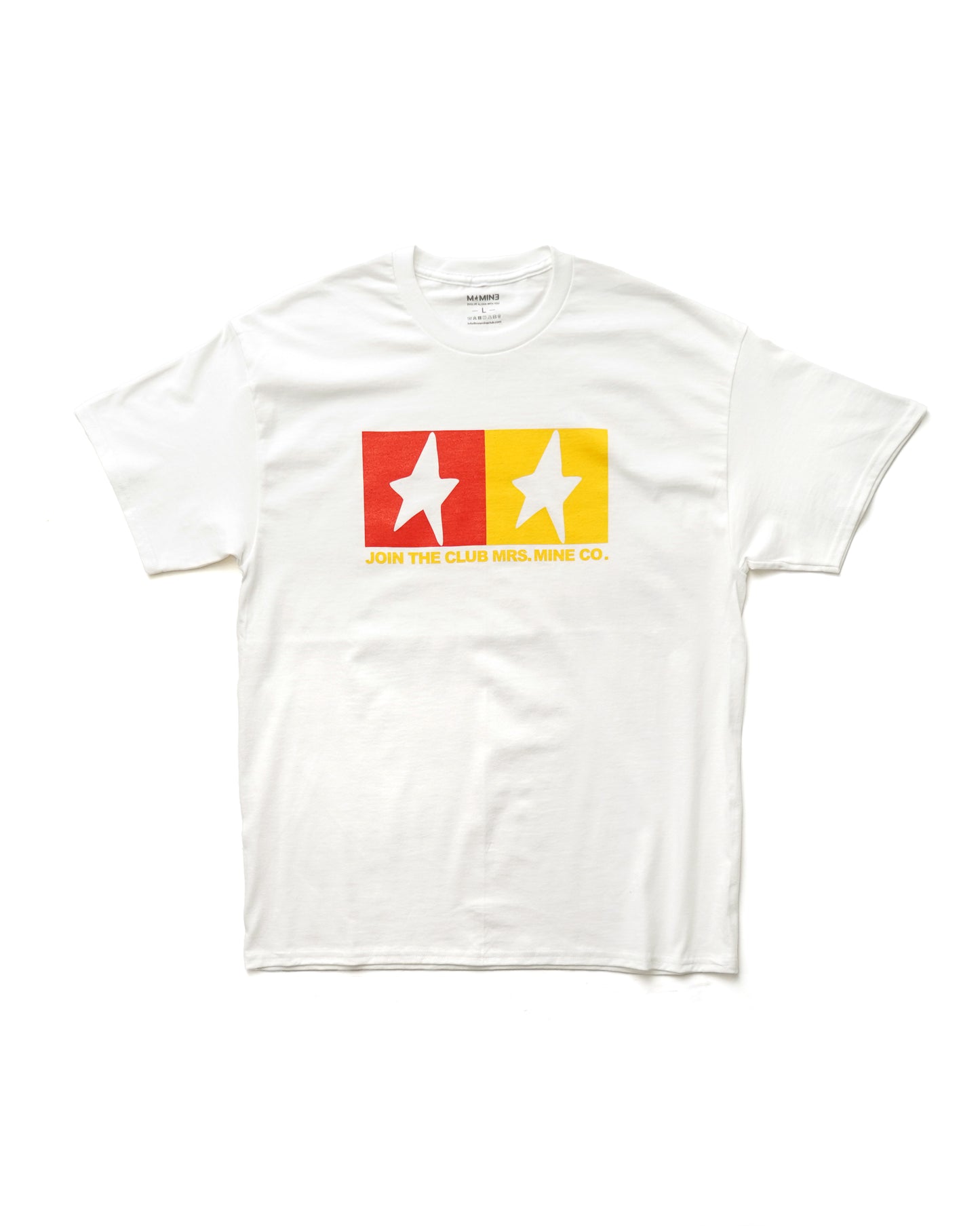 TWIN STAR TEE - WHITE
