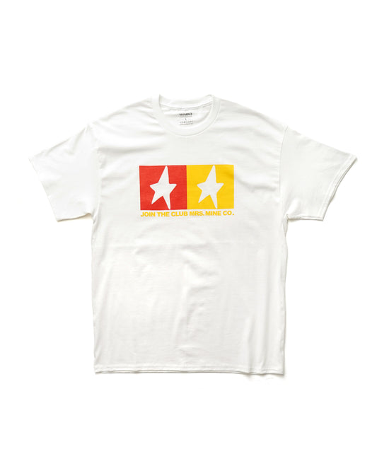 TWIN STAR TEE - WHITE