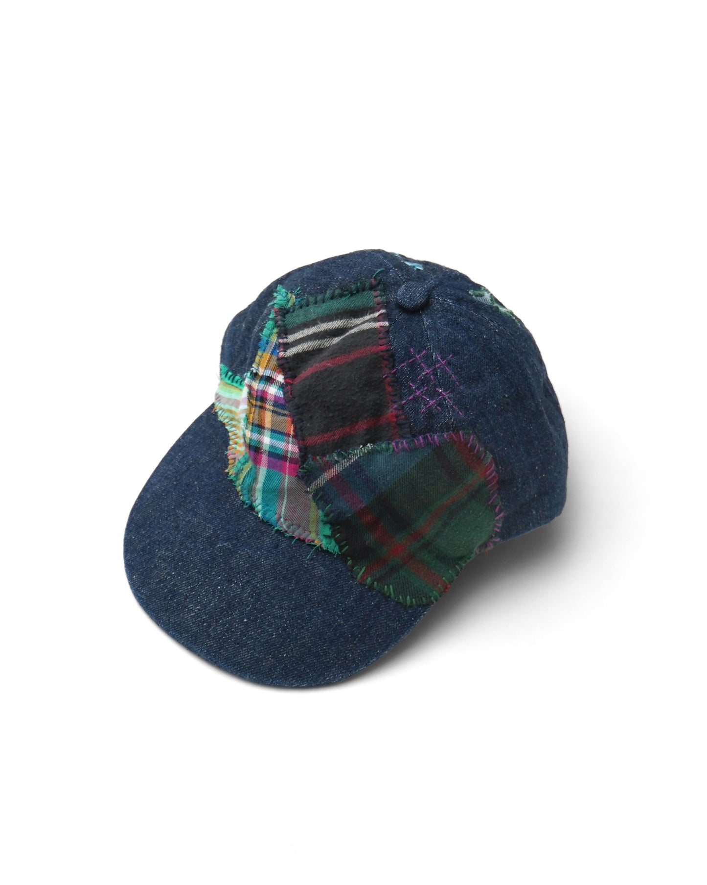 MM PLAID MIX CAP