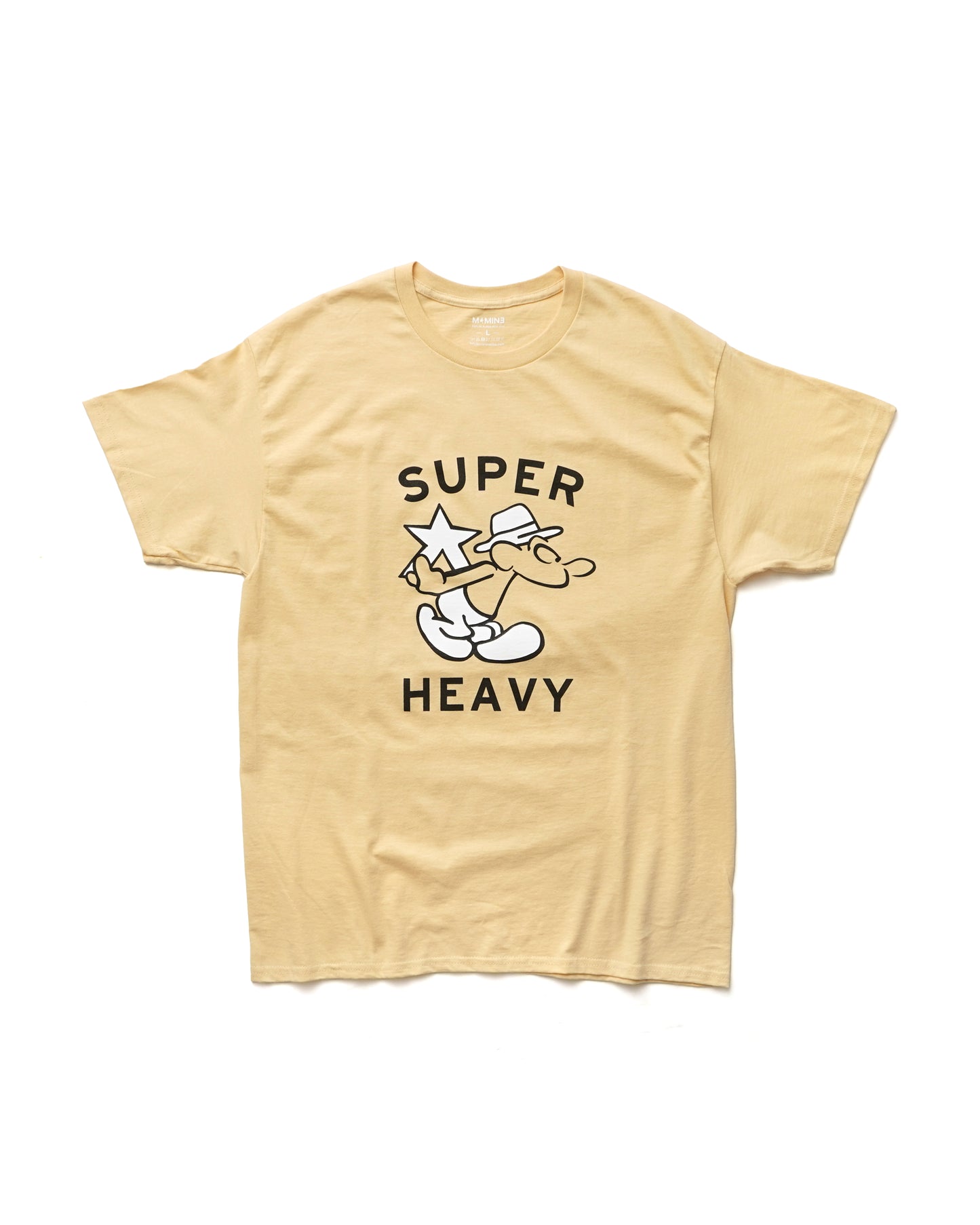 SUPER HEAVY TEE - LT.YELLOW