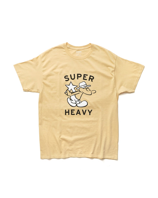 SUPER HEAVY TEE - LT.YELLOW